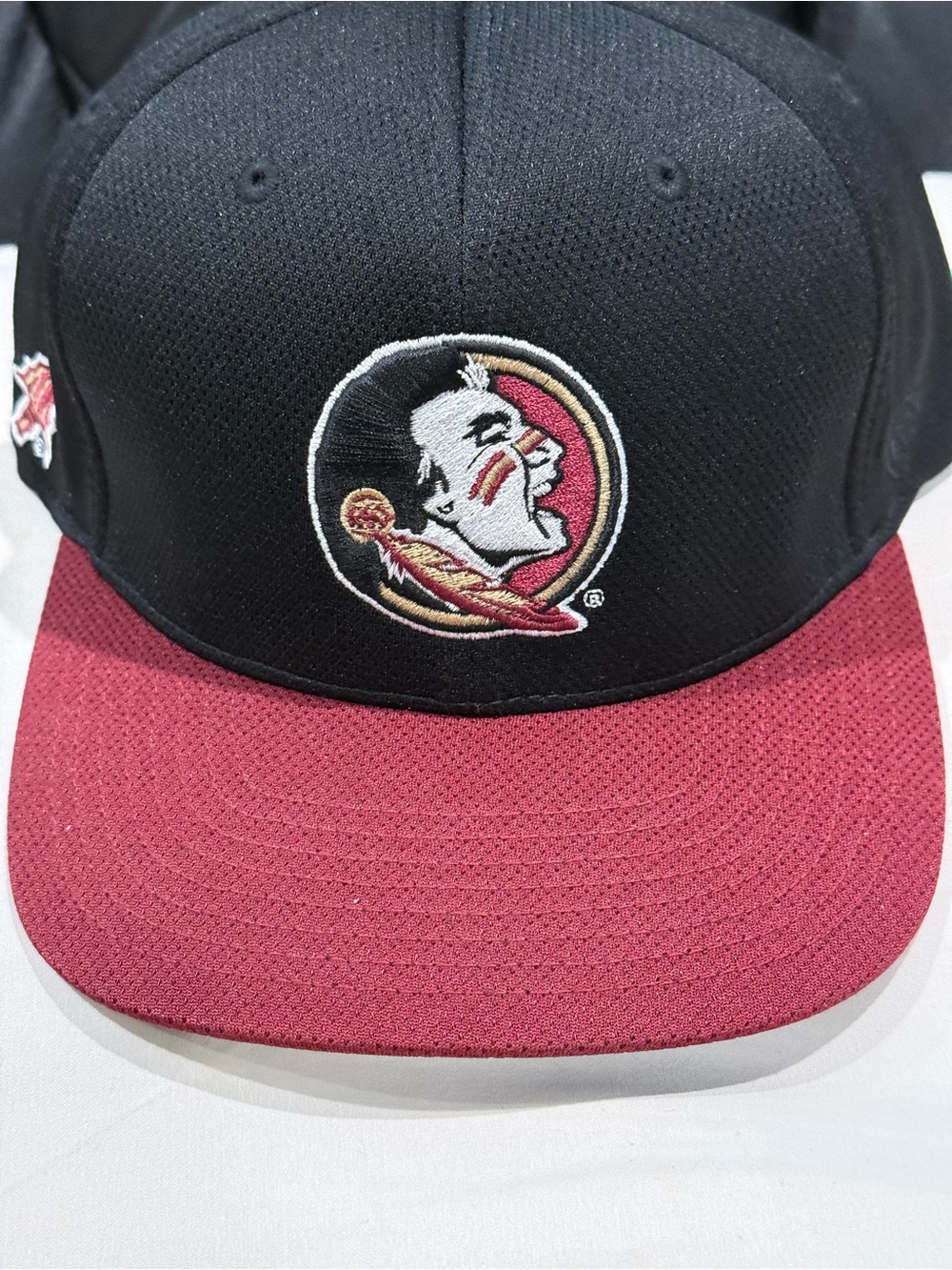 Florida State Seminoles Black and Garnet Fitted Cap flexfit
